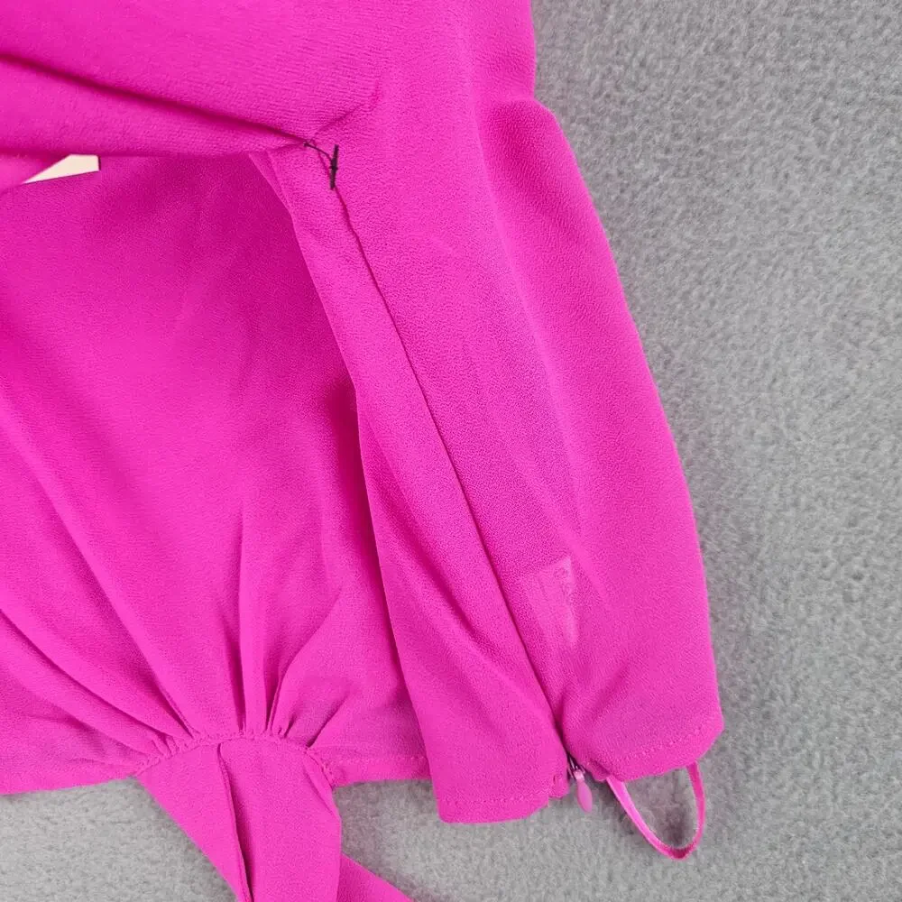 Jemma Tie Front Shirt in Fuchsia
superdown Fushsia - Picture 4 of 8